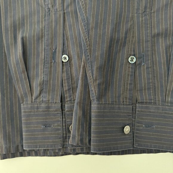 Hermes Long Sleeve Dress Shirt, Size 44/Neck 17.5 - Picture 10 of 17